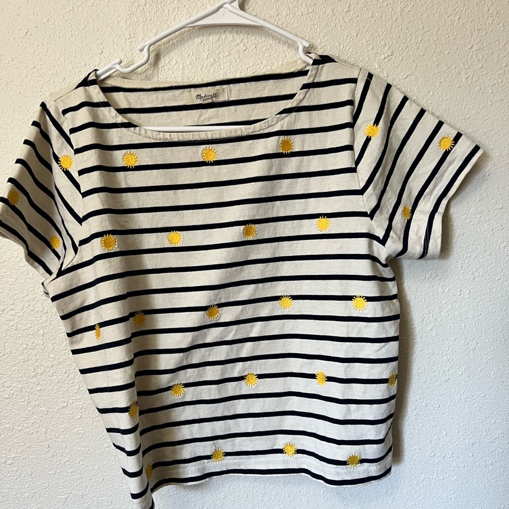 Madewell Boxy crop tee